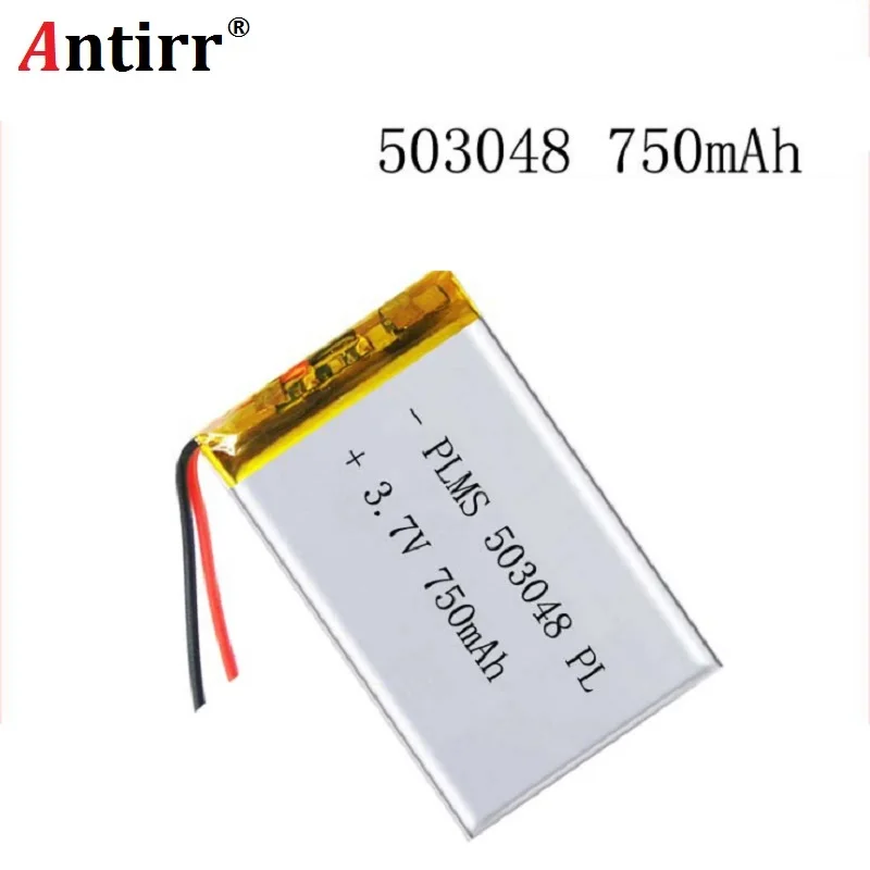 

best battery brand 3.7V 503048 053048 750MAH MP3 lithium polymer MP4 Bluetooth GPS wireless stereo headset tablet battery