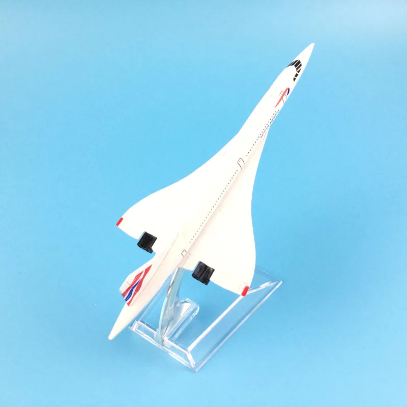 Air Британский Concorde модель самолета 16 см 1:400 diecast plane модель самолета сплав металла модель самолета игрушки для детей