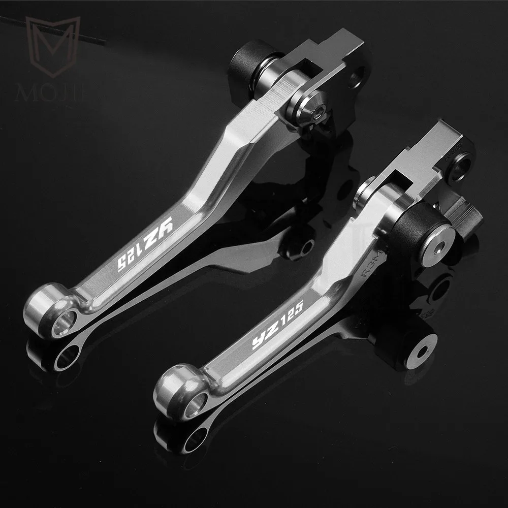 YZ125 89-95 Gray Для YAMAHA YZ125 YZ 125 1989-1995 2001-2007 2008-- мотокросса CNC Pivot тормозные рычаги сцепления Байк мотоцикл - Цвет: YZ125 89-95 Gray
