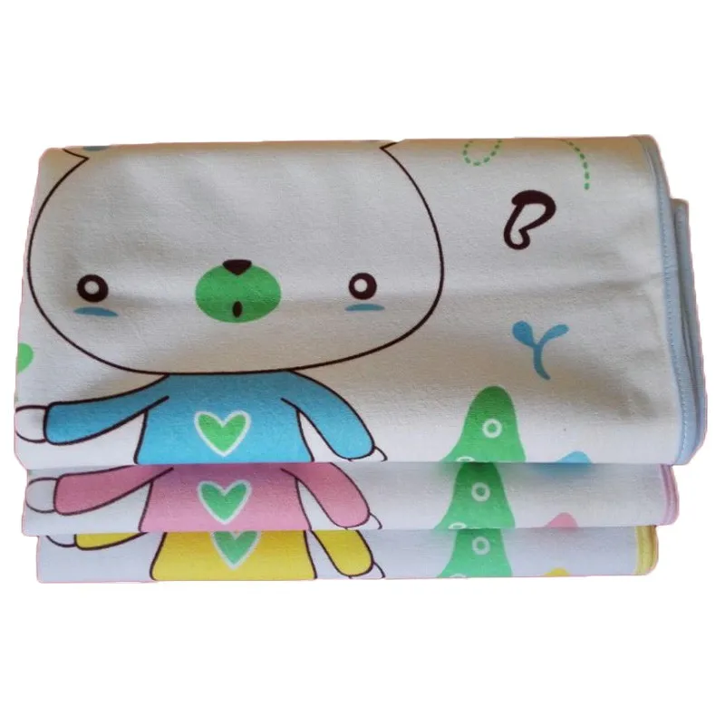 3 Sizes Newborn Baby Changing Pad Urinal Pad For Infant Child Bed Waterproof Cotton Cloth diaper inserts Changing Mat For Crib