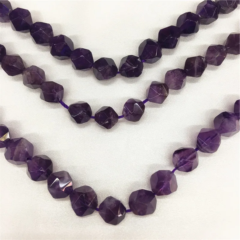 

AAA 6-10 мм 1 нить/упаковка, 100% натуральный кристалл, Фиолетовый кварц, камень, полудрагоценные ювелирные изделия, бусины россыпью