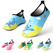 Детская пляжная обувь для воды, детская обувь для воды, женские носки для дайвинга с героями мультфильмов для мальчиков и девочек, защищающие от плавания, zapatos hombre