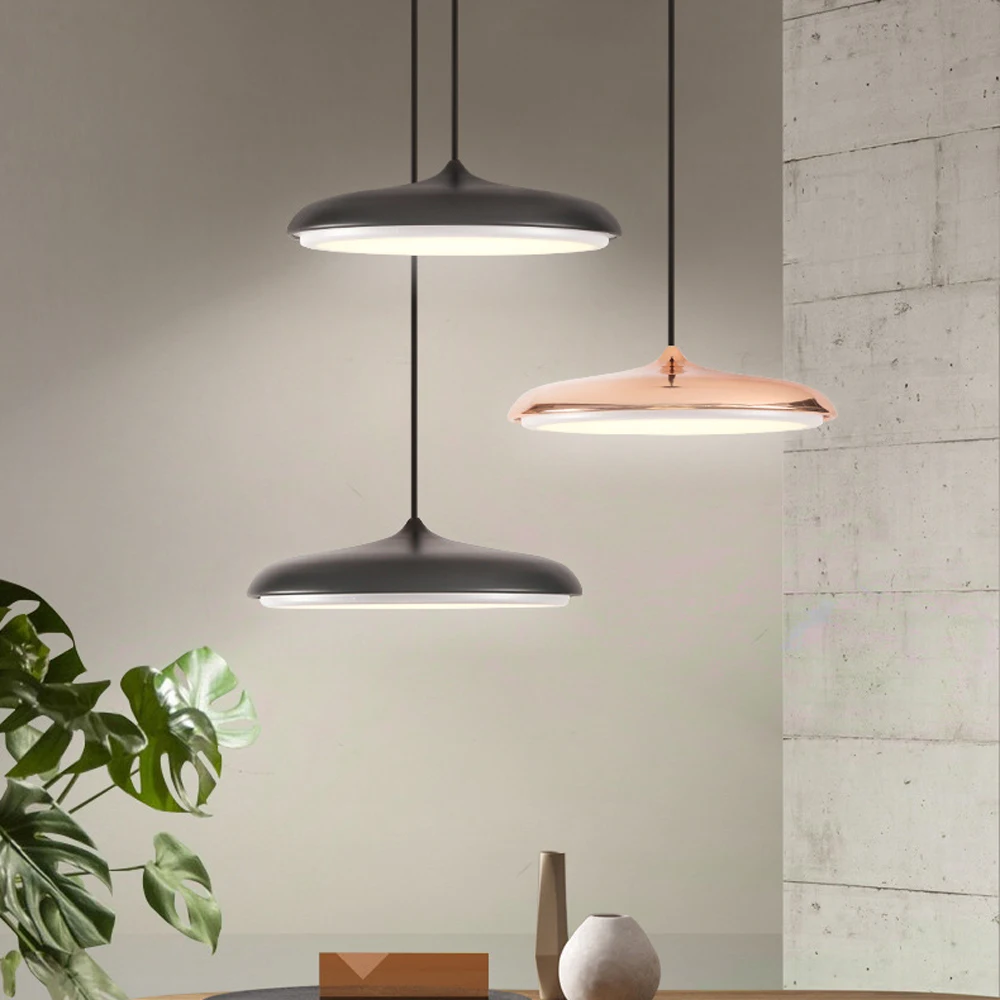  Nordic Post-Modern LED Pendant Lights Restaurant Living Room Bar Kitchen Handing Lamps Industrial L - 32885174171