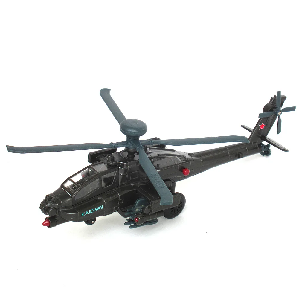 

Alloy Gunship Helicopter Cedway 1: 64 US Military Model AH-64D Aircraft Model