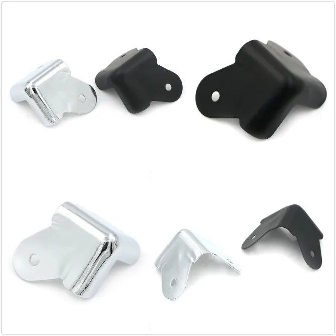 

8Pcs/Set Iron Corner Protectors For Speaker Cabinet Guitar Amplifier Part Wood Box Cabinet Decorative Feet Leg Corner Brackets