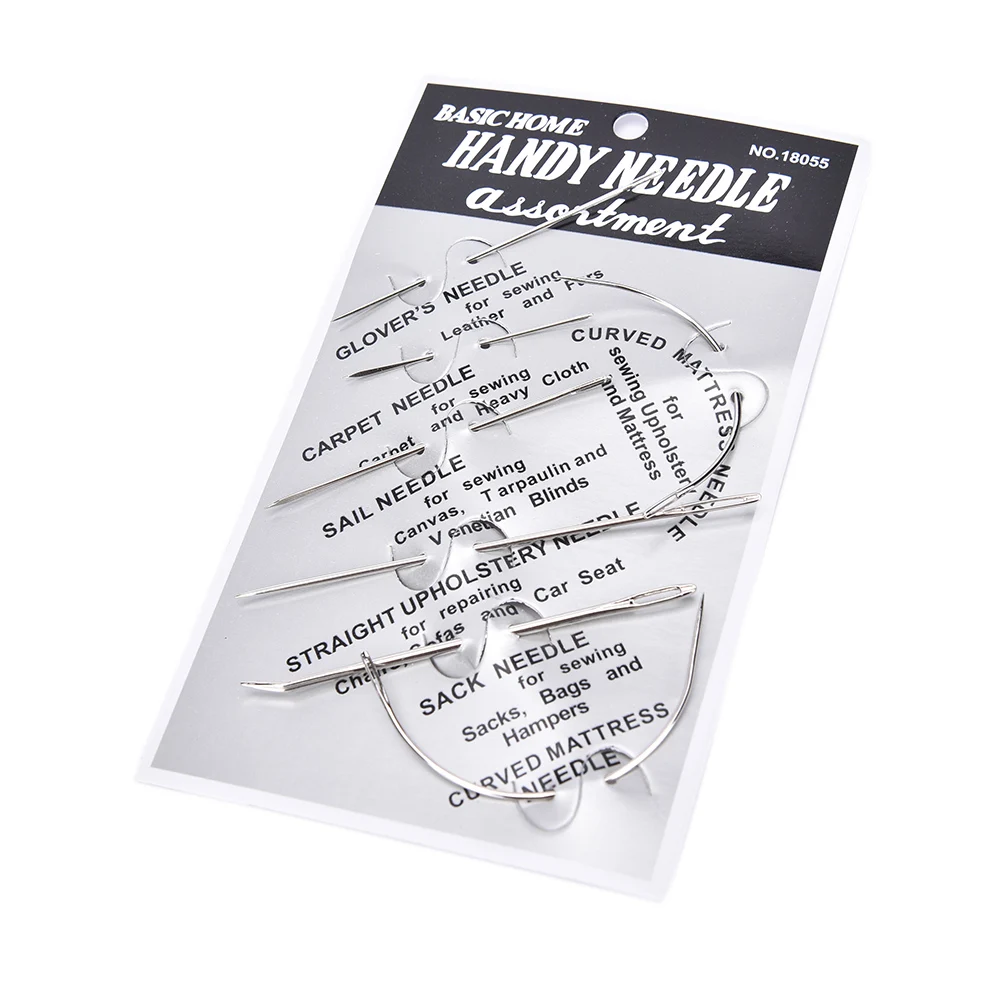 Wholesale 7 Pcs Sewing Needles Set Sail Carpet Leather Curved Canvas