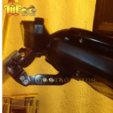 Motorcycle Adjustable Angle License Number Plate Frame Holder Bracket