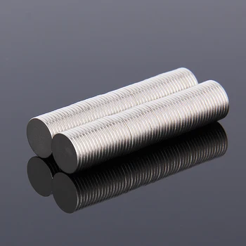 

Hakkin 100Pcs 10*1 mm N35 Super Strong Rare Earth NdFeB Magnets Neodymium Magnet 10mm*1mm Round Cylinder Permanent Sheet