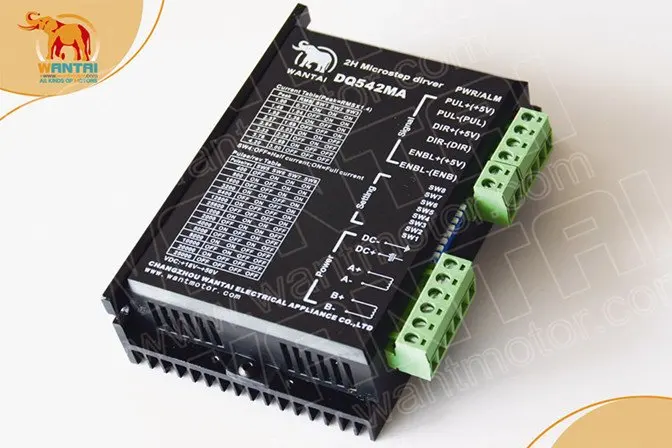 Комплект питания! ЧПУ Wantai 4 осевой шаговый двигатель Nema 23 57BYGH115 003 425oz in + Драйвер