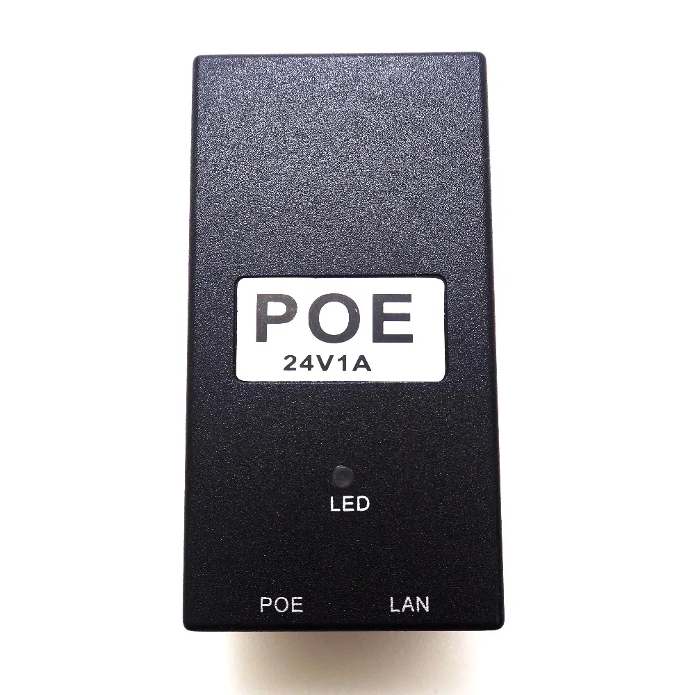 CCTV безопасности 24V1A 15,4 Вт POE адаптер рабочего POE инжектор Ethernet мощность для POE IP камера телефон PoE питание ЕС Plug