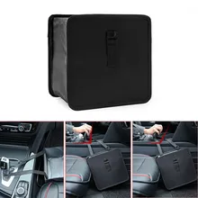 Многофункциональный подвесной автомобильный мешок для мусора Оксфорд Складной автомобильный мешок для хранения практичный мусорный контейнер для автомобиля легкий для еда напитки