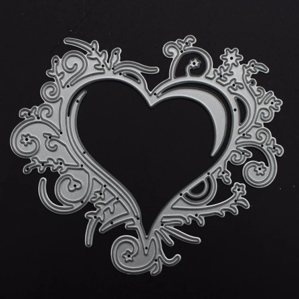 

Heart Frames Metal Cutting Dies Frame Scrapbooking Embossing Cutting Dies Metal Card Craft Frames Pattern Cards Decoration hot