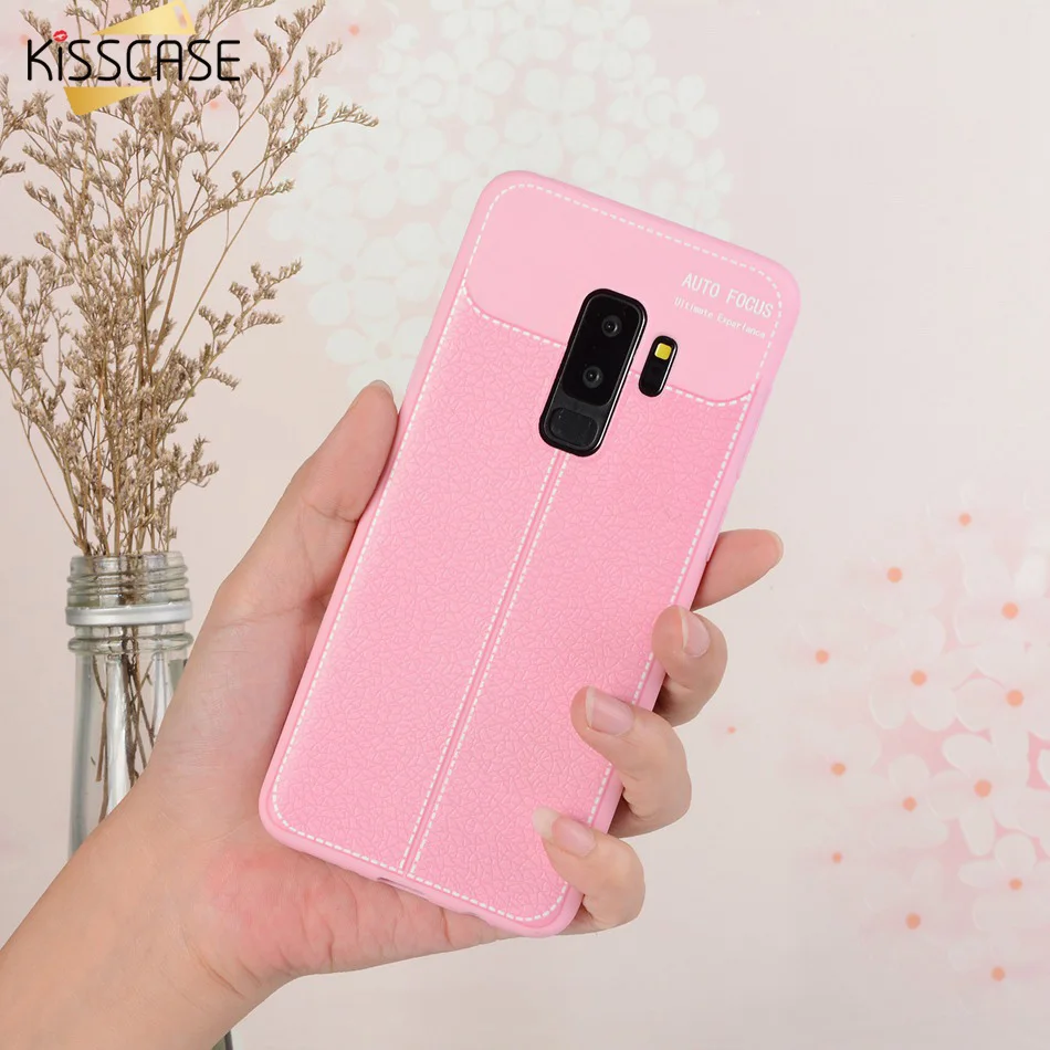

KISSCASE Soft TPU Silicone Case For Samsung Galaxy J6 J7 J8 A6 A8 A7 2018 Lichee Texture Leather Case For Samsung A5 A7 A3 J7 J5
