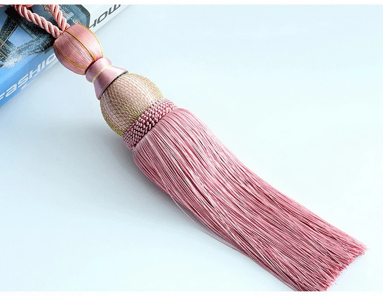 Оконная занавеска Tieback Tassel Ropes трикотажная фиксация цвета завязка сзади держатель для гостиной занавеска s завязывание веревки украшения аксессуары