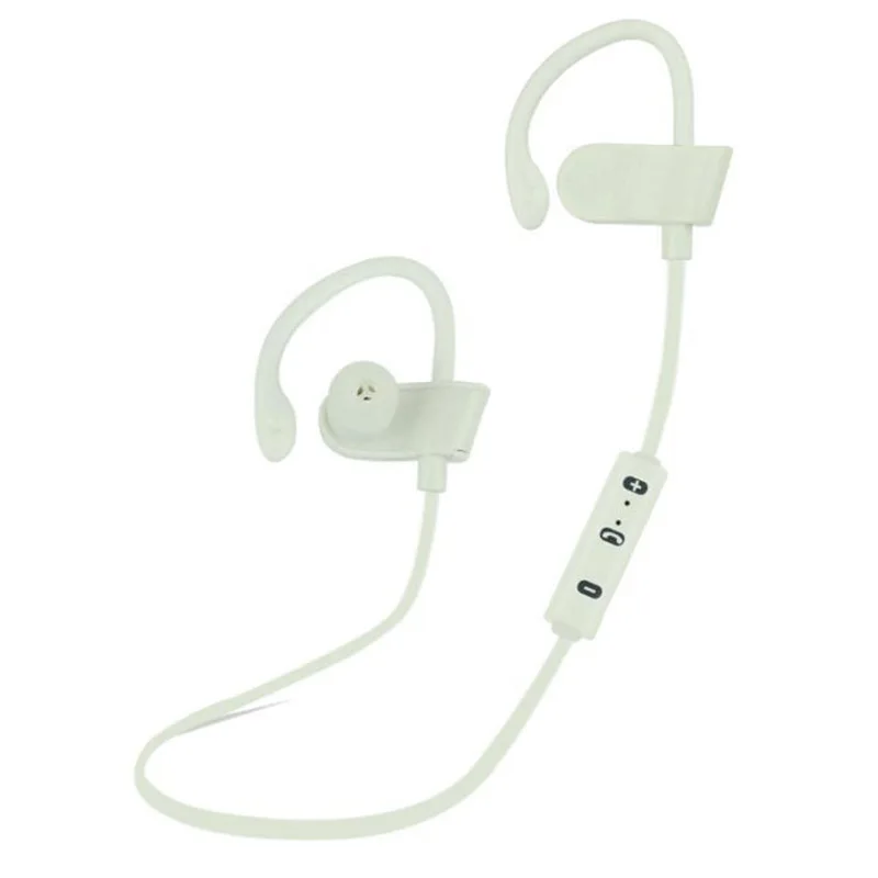 

Waterproof Ear-hook Sport Headset Bluetooth Wireless Stereo Headphones Earphone Colour:White