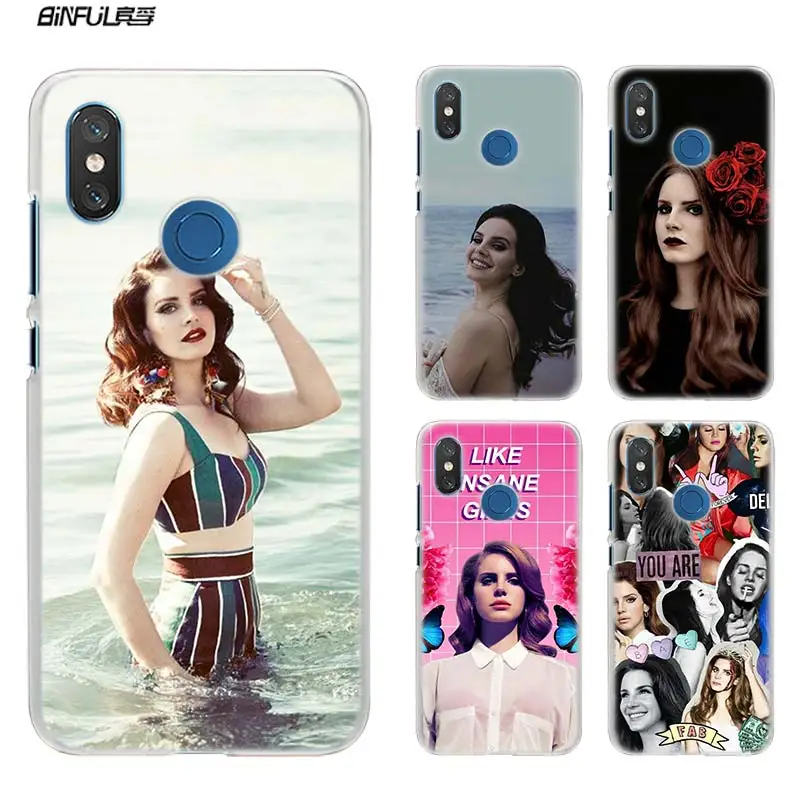 

For Xiaomi Redmi Note 7 Go 6 6A Pro S2 5 Plus 4X Mi Play 8 lite A2 A1 Hard Plastic Case Clear lana del rey
