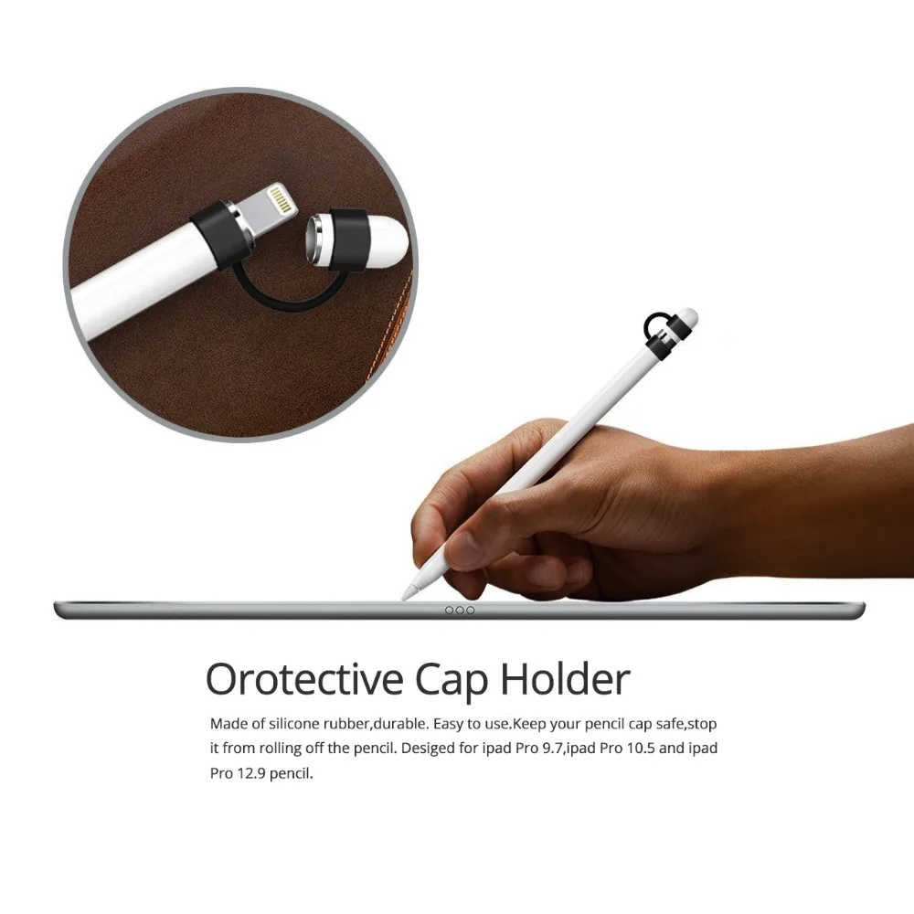 Ручка для экрана планшета держатель карандаша чехол Крышка защитный рукав стилус мягкий силиконовый кошеек для Apple iPad Pro Карандаш 9,7 10,5