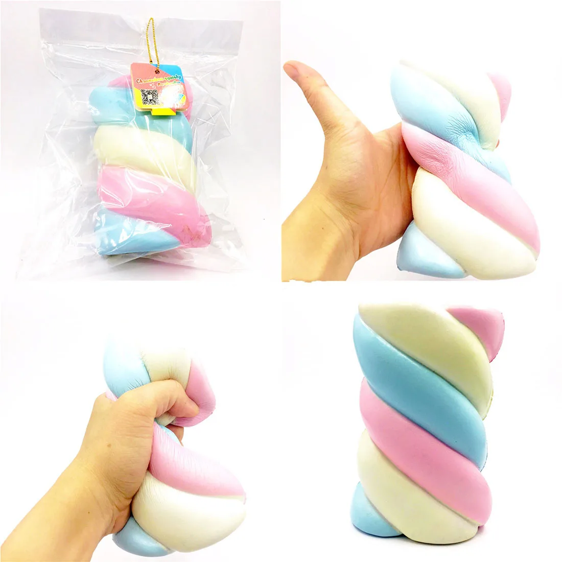 Jumbo Kawaii Marshmallow мягкое сжимающиеся болотного цвета 15 см игрушка медленно поднимающийся хлопок конфеты торт ароматизированные игрушки подарок P20