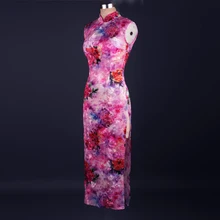 Для латинских танцев платья для девочек Цветочный принт Латинской платье Дети конкурентоспособными Латинской платье MX023