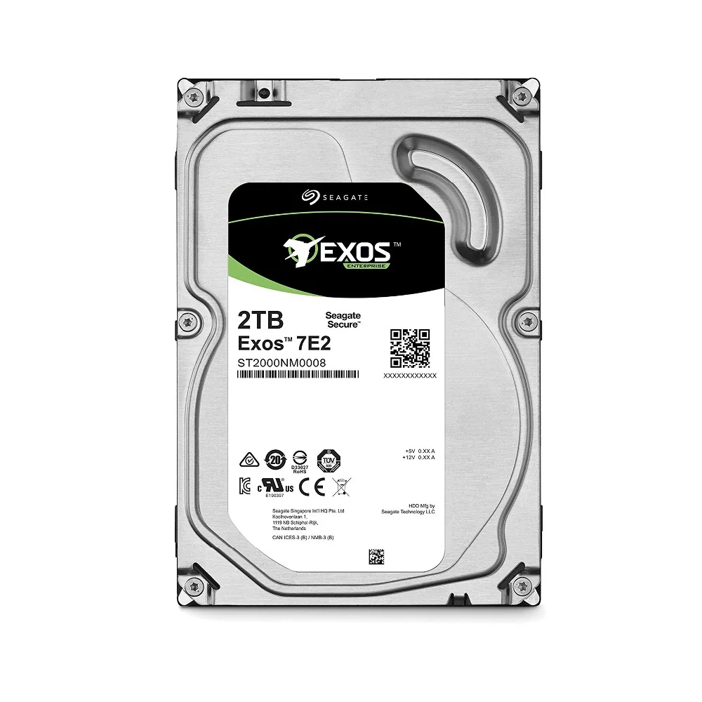  Seagate Exos 7E2 SATA 6 Gb/s 128 MB Cache 35 pulgadas HDD de 2 TB Enterprise Disco Duro ST2000NM000