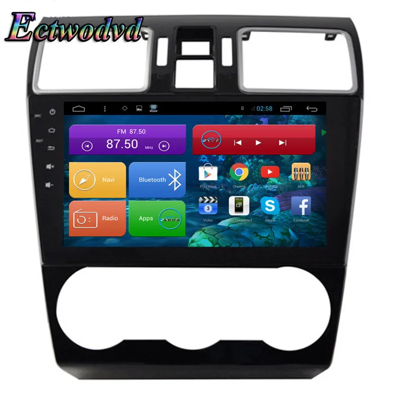 

Ectwodvd 9inch Octa Core Android 7.1/Quad Core Android 6.0 Car DVD GPS for Subaru XV 2015 2016 2017-