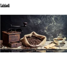 5d картины для алмазной вышивки кофейных зерен Алмазная вышивка распродажа полный скворец дрель мозаика горный хрусталь diy фото на заказ