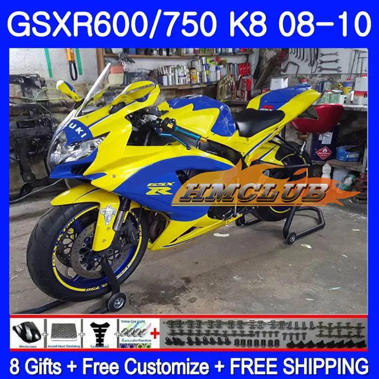 

Body For SUZUKI GSXR 600 GSXR 750 08 10 GSXR600 08 09 10 6HM.24 Joes camel GSX-R750 GSXR-600 K8 GSXR750 2008 2009 2010 Fairing
