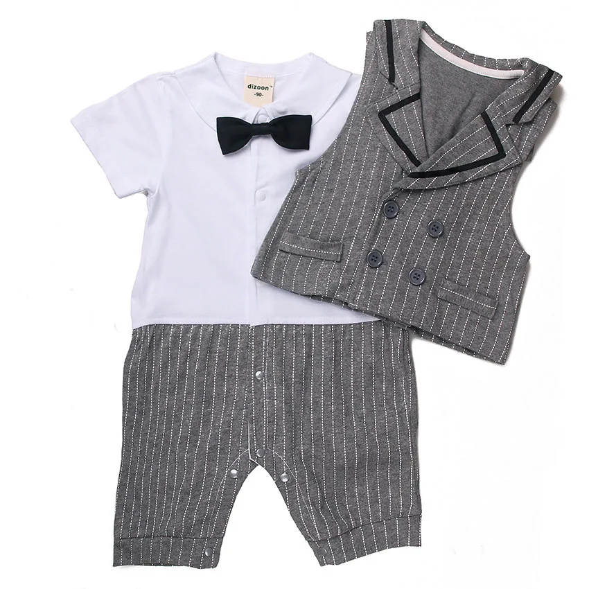 Dizoon Children's Clothes Set Short Sleeve Stylish Formal Style Toddler