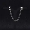 1pcs Earrings with Double Chain Ear Clip Without Ear Hole Personality Fashion Jewelry Ear Nails Ear Bone Earrings for Men Women 3