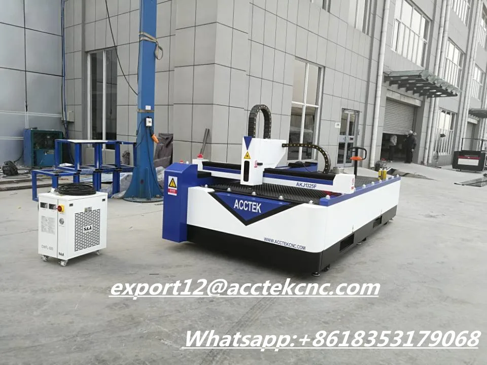 ACCTEK 300 Вт 550 Вт 1000 Вт 2000 Вт 3000 Вт 4000 Вт IPG raycos CNC AK1325F металлический оптоволоконный лазерный резак