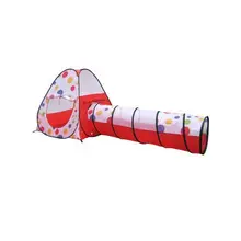 CE сертификация детский игровой домик игрушка портативная детская палатка Супер большая точка игровой дом с тоннелем игрушка в виде трубки