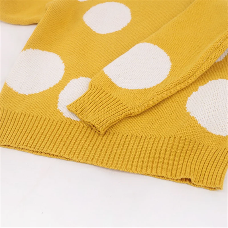 Blusas de Inverno do Bebê Blusas de Malha Moda Infantil Blusas Dot Meninos Meninas Crianças Pullover Roupas Casuais Meninos 0 5 Anos 13 inverno meninas suéteres de malha crianças pulôver