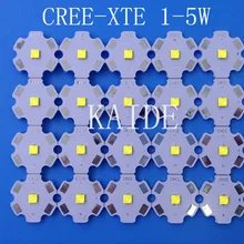 10 шт. CREE XTE 1w2w3w4w5w coldwhite нейтрально-белый теплый белый светодиодный diy фонарик для велосипеда Головной фонарь