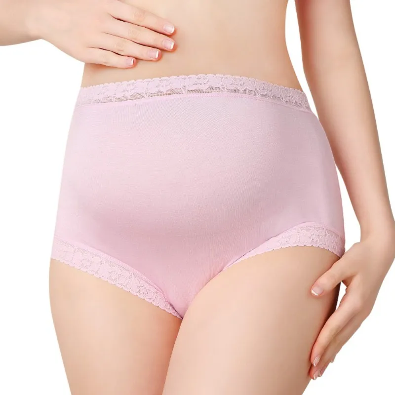 2018 maternity cotton ladies underwear soft and comfortable pregnant high waist panties plus size for maternity clothes