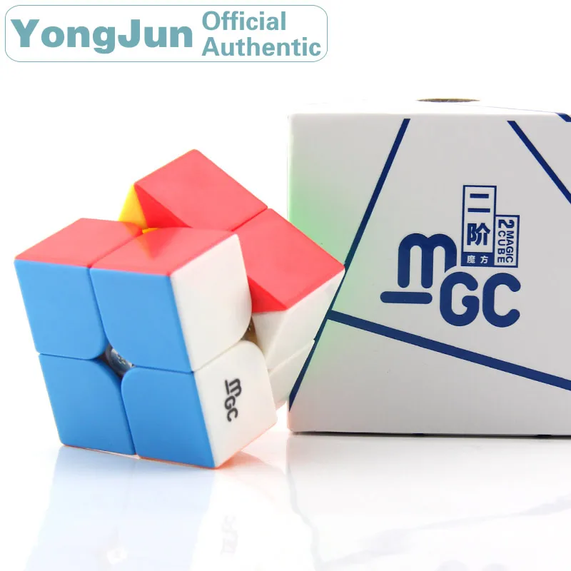 

YongJun MGC 2x2x2 Magnetic Magic Cube YJ 2x2 Professional Neo Speed Puzzle Antistress Fidget Educational Toys For Children