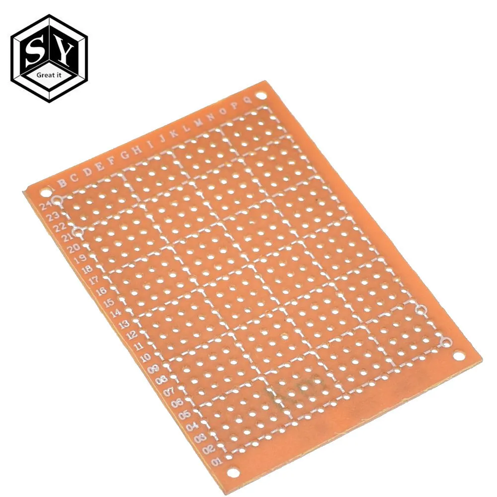 5PCS DIY Prototype Paper PCB Board Universal 5x7cm 5*7cm Circuit Breadboard