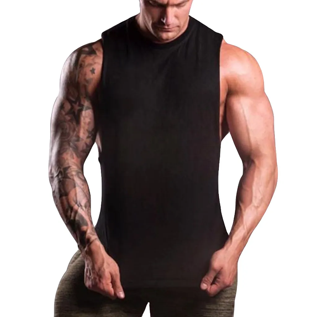 Large Men/'s Gym Canotta