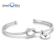 Pulseras de identificación diseño de corbata personalizadas para mujer, brazaletes de moda con grabado de nombre en 2 colores, joyería BA102096