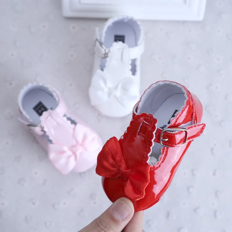 2017 Summer Baby Shoes PU Leather Newborn Baby Girls Shoes First