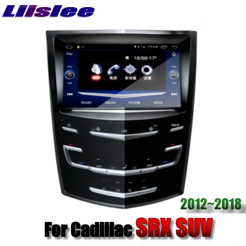 Для Cadillac SRX SUV 2012~ Liislee автомобильный мультимедийный плеер NAVI Стерео радио карты gps навигация