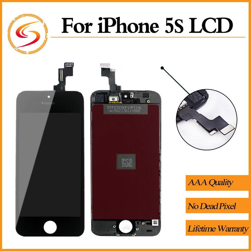 imágenes para Grado aaa + + + 10 unids/lote para iphone 5s pantalla lcd con pantalla táctil digitalizador asamblea reemplazo no dead pixel envío libre imágenes para Grado aaa + + + 10 unids/lote para iphone 5s pantalla lcd con pantalla táctil digitalizador asamblea reemplazo no dead pixel envío libre