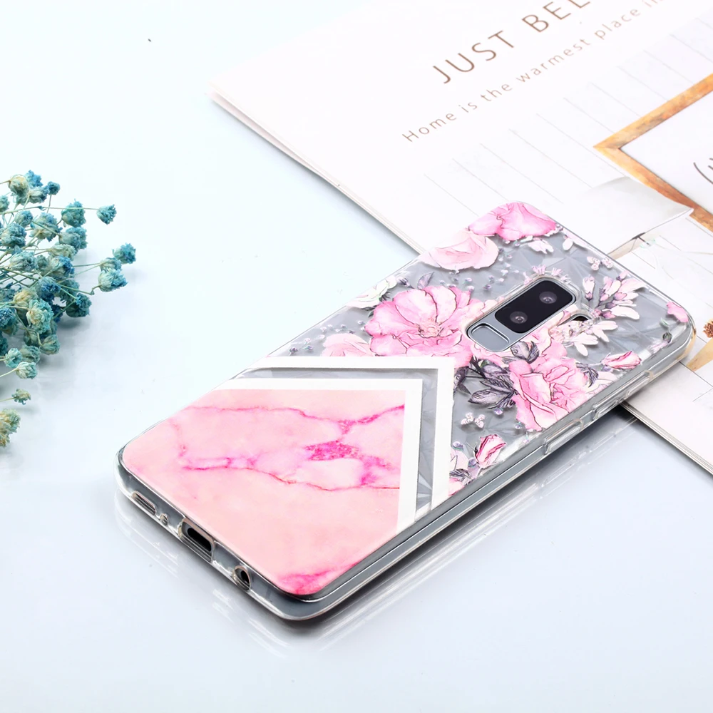 

For samsung galaxy S9 plus s 9plus cover case luxury 3D soft TPU phone cases for S 9 plus silicone back cover capas