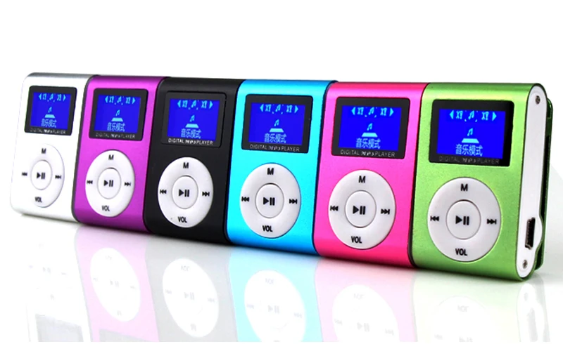 DAONO автомобильный мини USB Клип ЖК-экран MP3 музыкальный плеер Поддержка MP3-плеер USB спортивный металлический музыкальный плеер