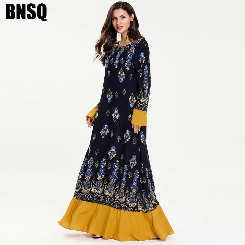 

Kaftan Dubai Moroccan Kaftan Middle Eastern Muslim Dress Arabic Morocco Kaftan Abaya Islamic Ramadan Robe Musulmane Longue