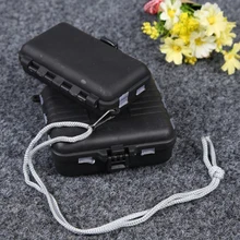 Водонепроницаемая Экологичная пластиковая коробка для рыболовных снастей, портативная рыболовная приманка, крючковая снасть, кейс для хранения приманки, рыболовные снасти 2 размера