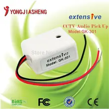 mini audio monitor cctv microphone Low-noise high-definition audio capture device