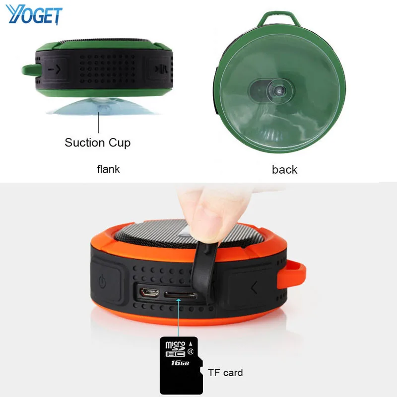 Мини портативный динамик Bluetooth водонепроницаемый беспроводной Открытый Колонка