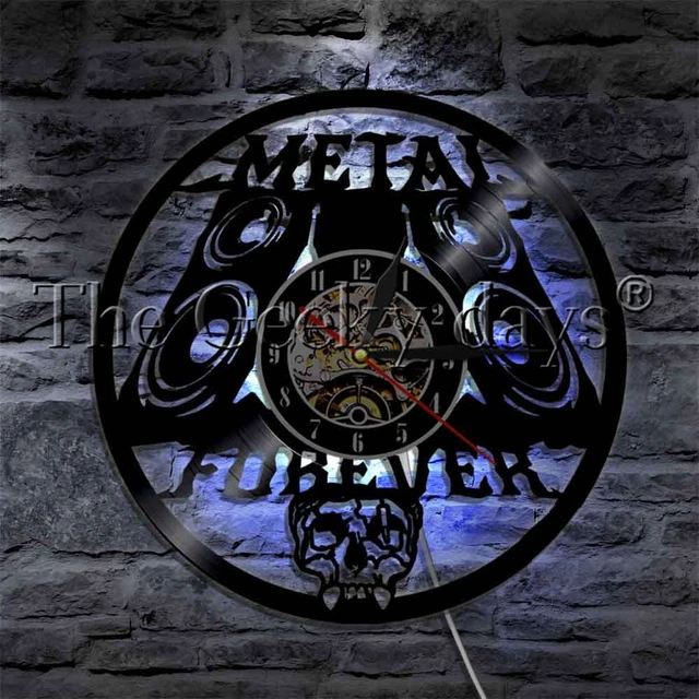 METALLICA Vinyl Clock - Vinyl Record Wall Clock Art 3 - Vinyl Planet Art