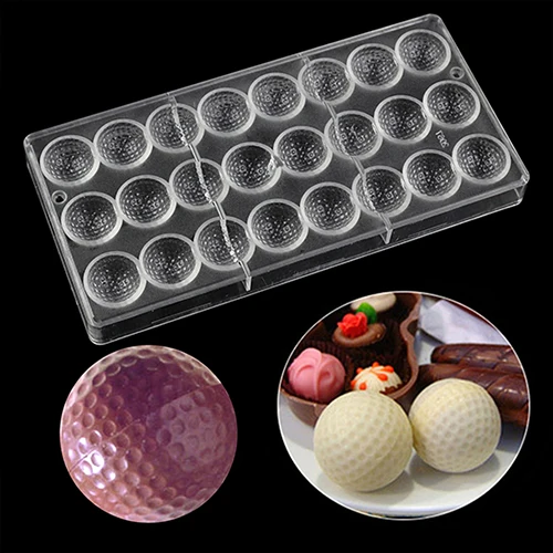 3D шаровая формочка для шоколадных конфет формы, поликарбонатные формы для шоколада торговля Кондитерские инструменты печь приспособление для выпечки сферические - Цвет: 2067