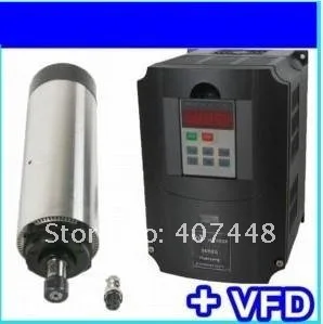 

SRB20 linear rails 3KW WATER-COOLED SPINDLE MOTOR & 3KW MATCHING INVERTER FOUR BEARING 24000RPM 1 & 100mm spindle clamp/bracket